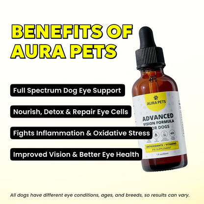 3x AuraPets Vision Nano Chewable