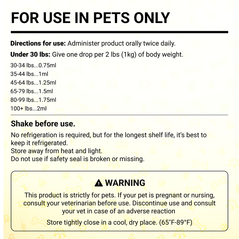 AuraPets Sublingual Nano-Drops