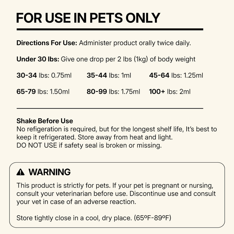 AuraPets Sublingual Nano-Drops