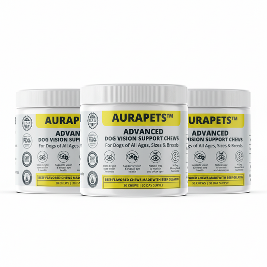 3x AuraPets Vision Nano Chewable