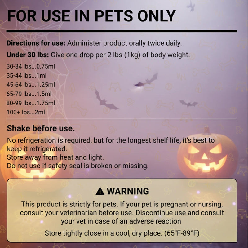 AuraPets Sublingual Nano-Drops - Halloween Draft Theme