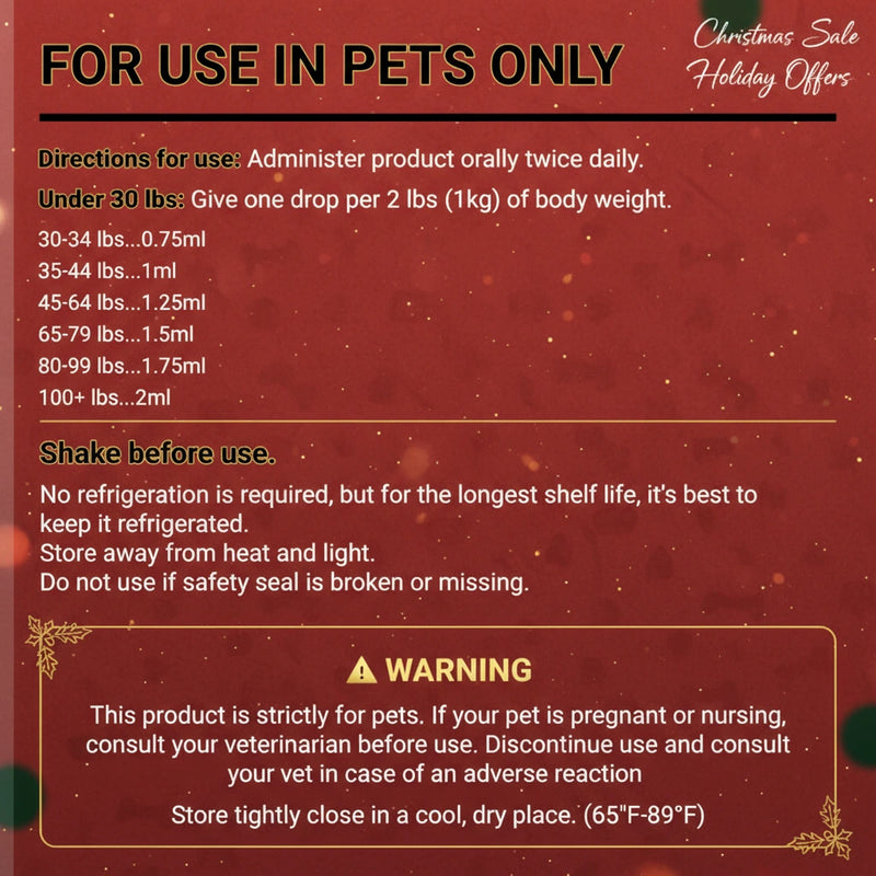 AuraPets Sublingual Nano-Drops - Christmas Sale